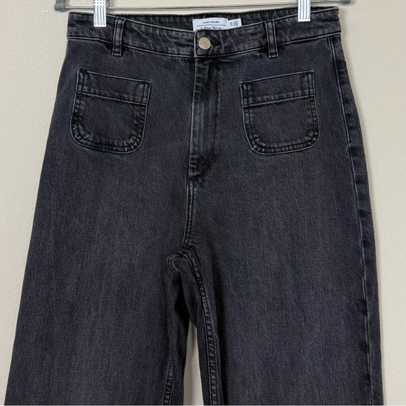 & Other Stories Women's Black High Waisted Bootcut
Wide Leg Denim Jeans Size 30 - Picture 2 of 10